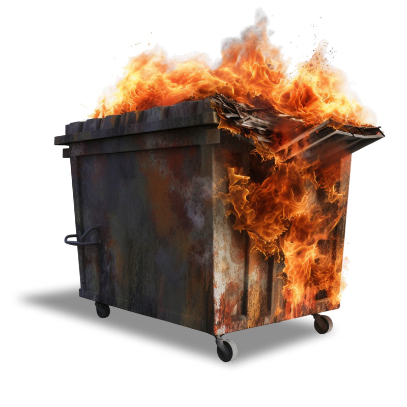 Dumpster Fire | Great PowerPoint ClipArt for Presentations ...