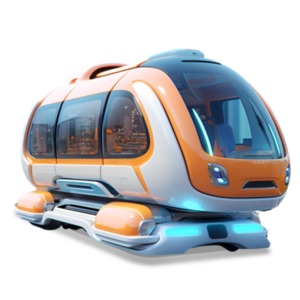 Future transportation for people to get around the city.