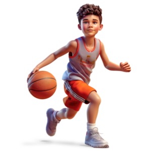 dribble basketball clipart animations