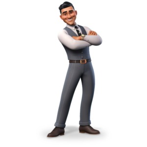 Elevate your presentations with confidence! Introducing the &#039;Businessman Standing Strong Clipart&#039;—your key to impactful visual storytelling.