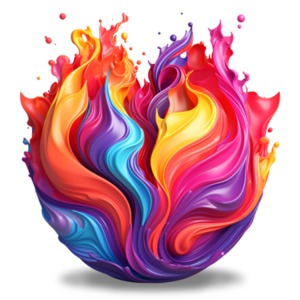 Elevate content with our vibrant liquid colors clipart, showcasing creativity, diversity and synergy. Perfect for presentations, marketing &amp; social posts.