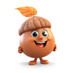 Capture the essence of fall with this Acorn clipart illustration and make an instant connection to the Autumn season.