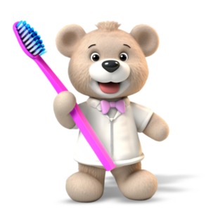 Infuse warmth into presentations with this Pediatric Dentist Bear Clipart – a charming, relatable design element for engaging PowerPoint slides!