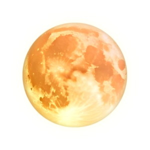 Enhance your projects with this serene orange full moon clipart, perfect for autumn-themed designs. Discover its tranquility today!