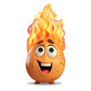 Hot Potato Clipart image for Presentations and More!