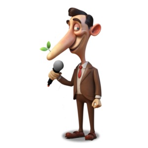 Lying Politician Clipart: Illustration with a humorous twist, this clipart depicts political candor through a clever Pinocchio-inspired design.