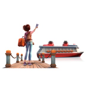 Missing the Boat Idiom Clipart: Symbolizing missed opportunities and the importance of timely actions. Download now!