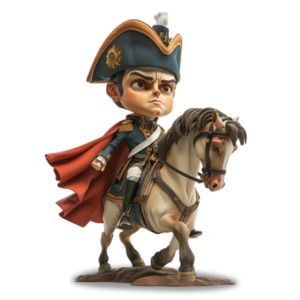Explore the power and leadership of Napoleon with this historical clipart – perfect for historical projects and visual storytelling.