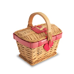 The Wooden Basket Clipart