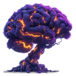 Brain Tree Neurons Clipart: A unique illustration merging nature and neuroscience in a unique illustration. Download now!