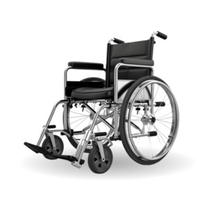 This clipart depicts a realistic wheelchair, symbolizing accessibility and inclusivity for individuals with disabilities. Download now!