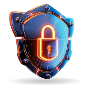 Reinforce Your Message with this Cyber Security Shield Clipart — Ideal for Powerful Presentations and Visual Impact!