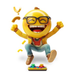 Download a cheerful Gamer Emoji character PNG. A playful gaming-themed clipart perfect for youth projects, tutorials, events, and gaming presentations.