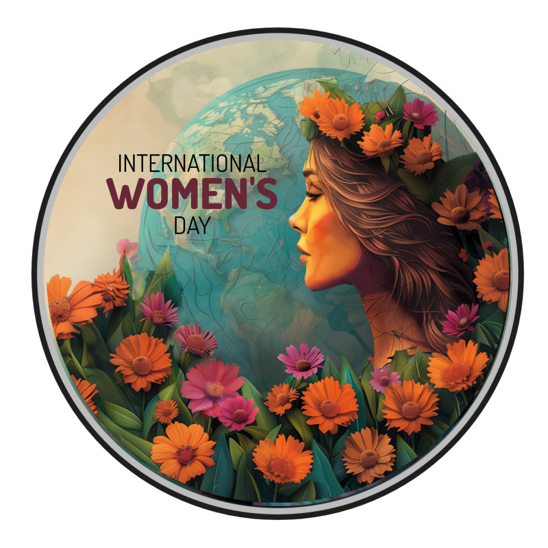 This Presentation Clipart shows a preview of International Women's Day Logo