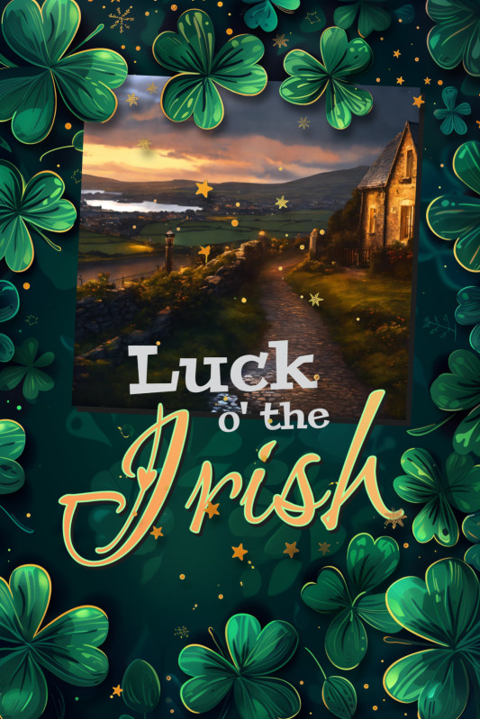This Presentation Clipart shows a preview of Luck of the Irish Clipart Design