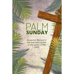 Download or customize this Palm Sunday - Design Clipart.  A editable layout symbolizing Christ’s sacrifice.