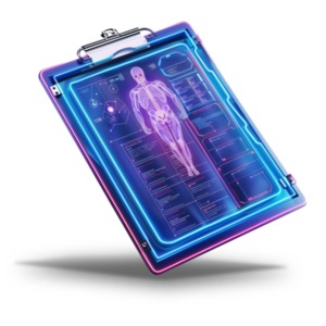 Visualize the future of healthcare efficiency with this digital health clipboard clipart, showcasing technology integration for accessible patient data.