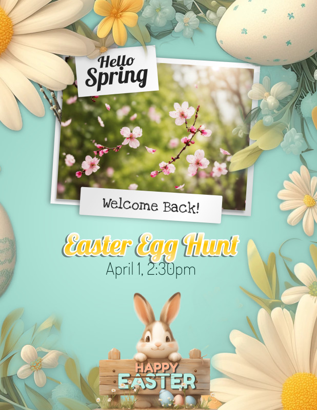 This Presentation Clipart shows a preview of Easter Photo Frame
