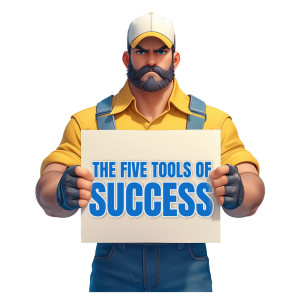 Download this Strong Worker Man clipart image - a visual aid to represent resilience and fortitude. Customize the text on this design.