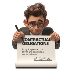 Capture the essence of commitment with this lawyer contract clipart, perfect for depicting pivotal legal agreements