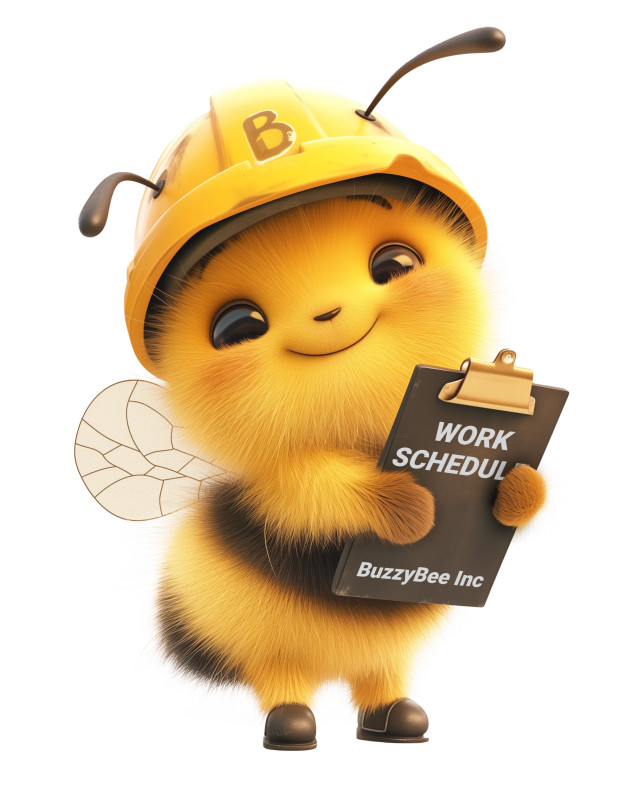 This Presentation Clipart shows a preview of Worker Bee Clipboard