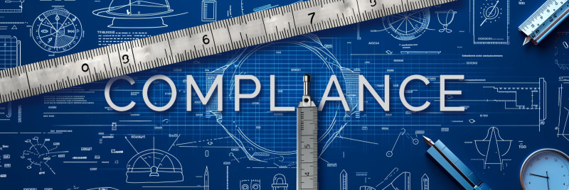 This Presentation Clipart shows a preview of Compliance Banner