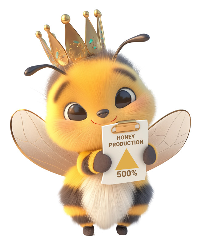 This Presentation Clipart shows a preview of Queen Bee
