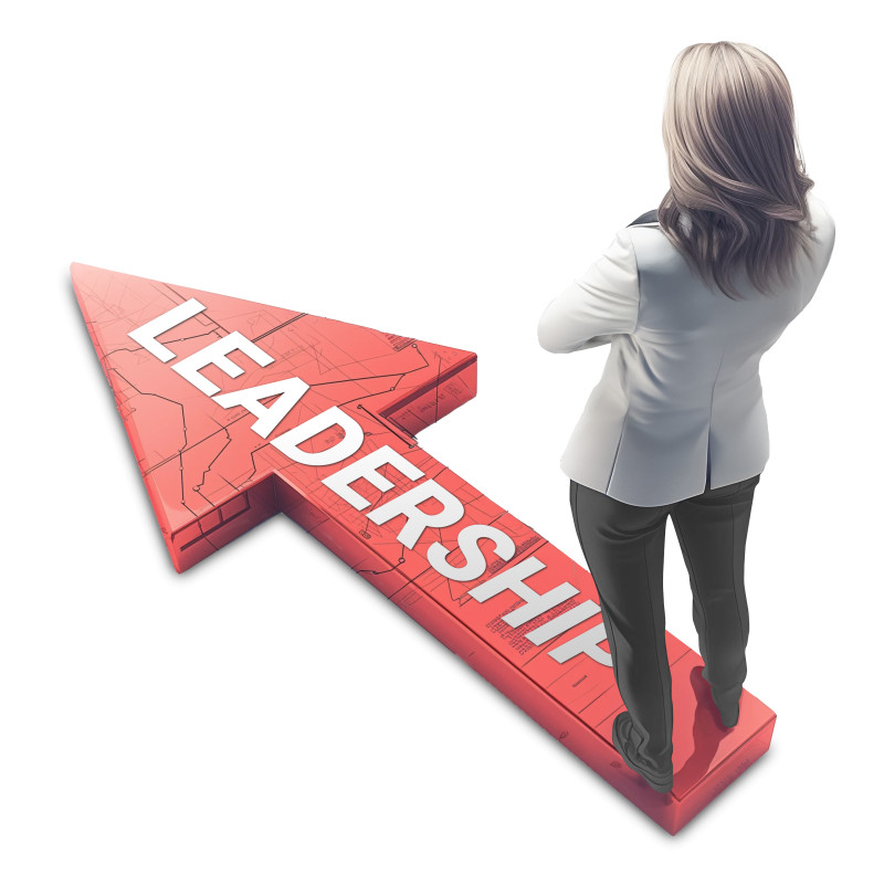 This Presentation Clipart shows a preview of Forward Leadership Clipart