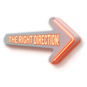 Download or Customize this neon arrow clipart - customizable.  Use as a visual aid in presentation / media designs for calling attention to a message.