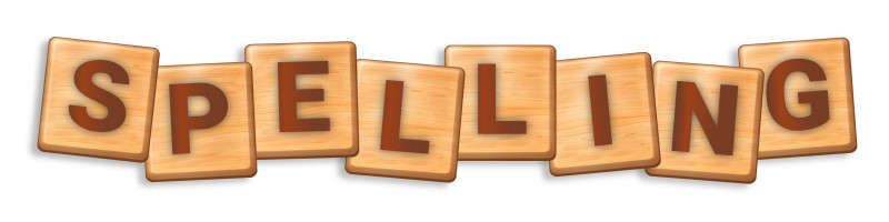 This Presentation Clipart shows a preview of Spelling Word Built from Scrabble Tiles