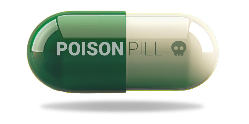 This Presentation Clipart shows a preview of Custom Poison Pill