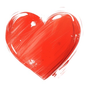 Download this sketched clipart of a heart shape.  Use as visual aid element on a presentation slide or in media designs.