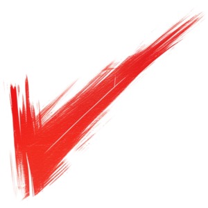 Download this sketched clipart of a check mark.  Use as visual aid element on a presentation slide or in media designs.