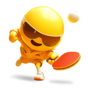 Download this emoji table tennis clipart to add a visual aid for this sport inside your presentation and media designs.