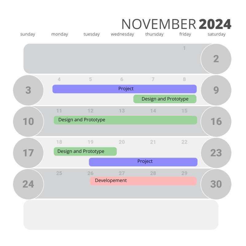 This Presentation Clipart shows a preview of Weekly Planner Calendar