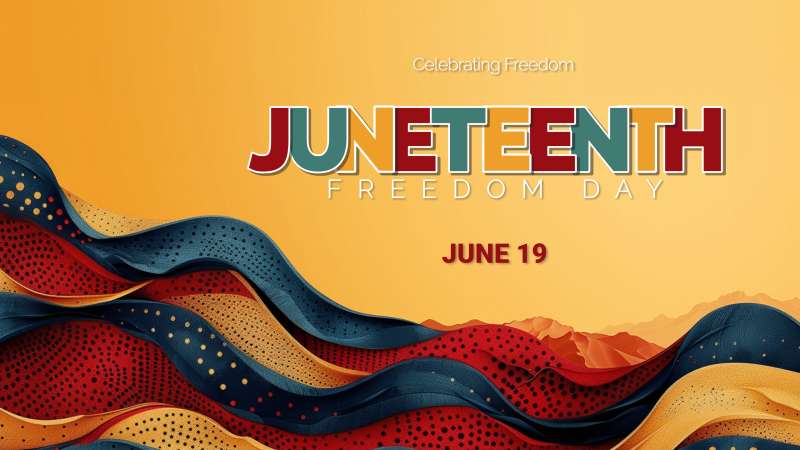 This Presentation Clipart shows a preview of Juneteenth Freedom Day