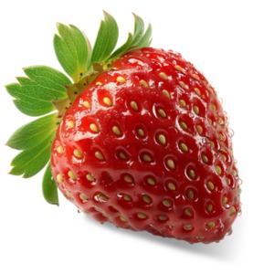 A single ripe strawberry with its vibrant red color makes this PNG clipart the perfect image for your next healthy presentation.