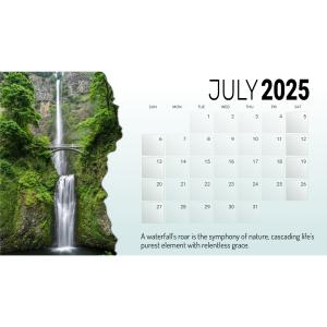 Download or edit this waterfall themed calendar image to fit the month and year needed in your design.  Print or add to presentations/media designs.