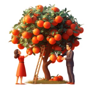 Download this low hanging fruit concept clipart to visualize taking advantage of the easiest opportunities first.
