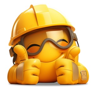 Emoji Safety Gear Approval Animated Clipart