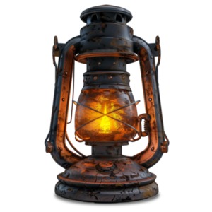 Download this old fashion oil lamp clipart as a visual aid for a message about lighting the way and hope in dark times.