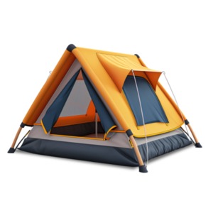 Download this camping tent clipart image to add a theme of outdoor adventure to your presentation slides or media designs.