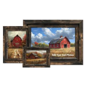 Download or customize this wooden frames clipart image by replacing the photos with your own.