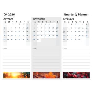 Edit and download this Q4 2025 Quarterly Planner image to using in digital designs or print out a physical copy.
