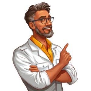 Download this clipart of a man with a point gesture to the side.  Use to represent a professor, speaker, instructor, or teacher in a presentation.