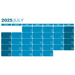 Download or customize this PowerPoint calendar template and add it to your presentation slide or media design projects.