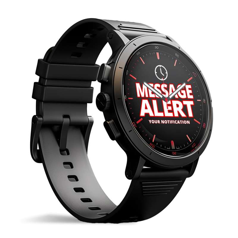 This Presentation Clipart shows a preview of Smart Watch Alert - Customizable Clipart