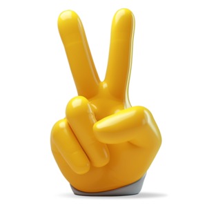 Download this Yellow Peace Sign clipart, a symbol of optimism, hope, and non-violence, representing peace and solidarity for positive change.