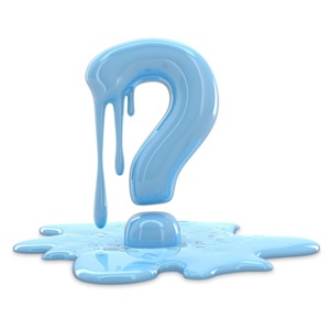 Download this melting question mark graphic to symbolize overcoming challenges and finding clarity as complexities dissolve into understanding.