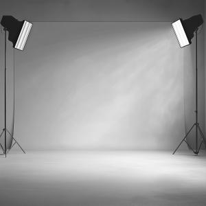 A minimalist studio background with professional lighting for photography or presentations. 

